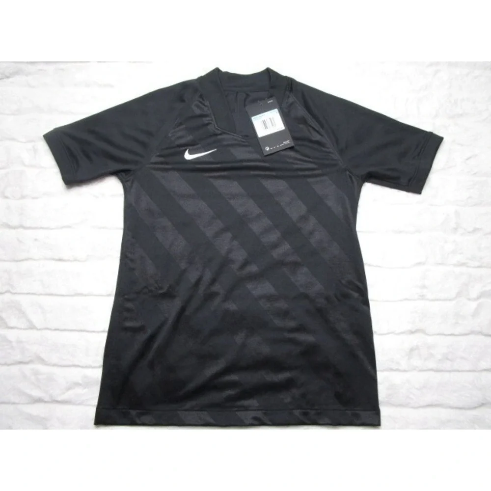 Nike US Challenger III Soccer Futbol Jersey Youth Medium Unisex Black BV6739